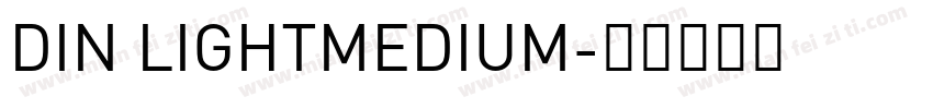 DIN LIGHTMEDIUM字体转换